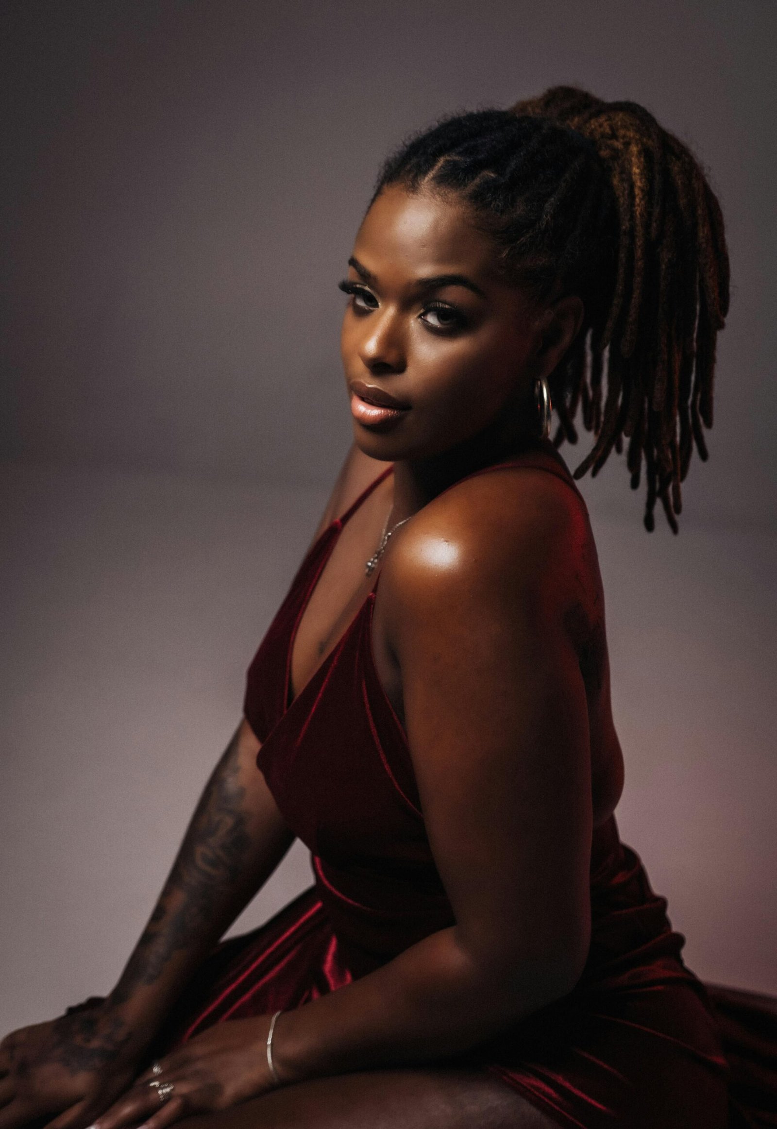 Gentle lather and rinse on locs